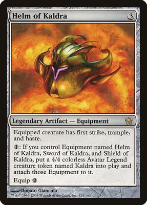 Helm of Kaldra card from Fifth Dawn