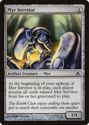 Myr Servitor card from Fifth Dawn