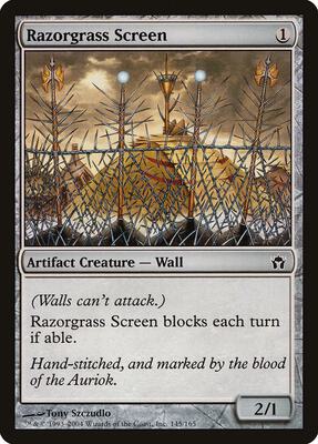 Razorgrass Screen card from Fifth Dawn