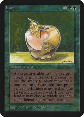 Lure card from Alpha Edition