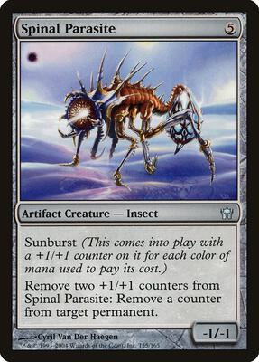 Spinal Parasite card from Fifth Dawn