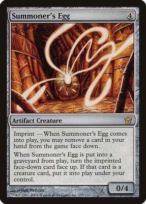 Summoner's Egg card from Fifth Dawn