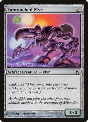Suntouched Myr card from Fifth Dawn