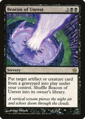 Beacon of Unrest card from Fifth Dawn