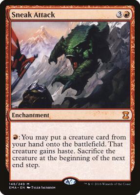 Sneak Attack card from Eternal Masters