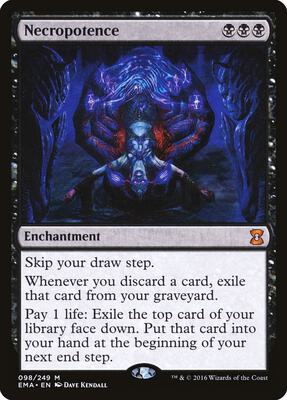 Necropotence card from Eternal Masters