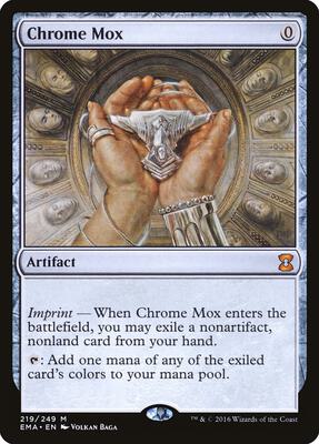 Chrome Mox card from Eternal Masters