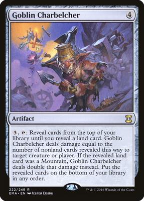 Goblin Charbelcher card from Eternal Masters