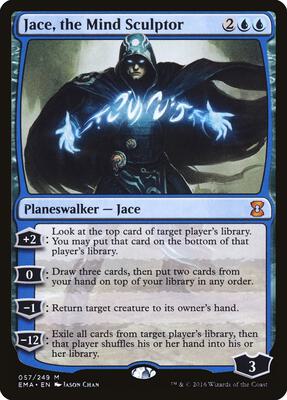 Jace, the Mind Sculptor card from Eternal Masters