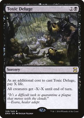 Toxic Deluge card from Eternal Masters