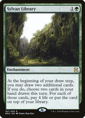 Sylvan Library card from Eternal Masters
