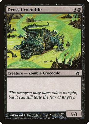 Dross Crocodile card from Fifth Dawn