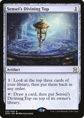 Sensei's Divining Top card from Eternal Masters