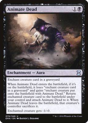 Animate Dead card from Eternal Masters