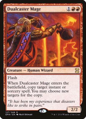 Dualcaster Mage card from Eternal Masters