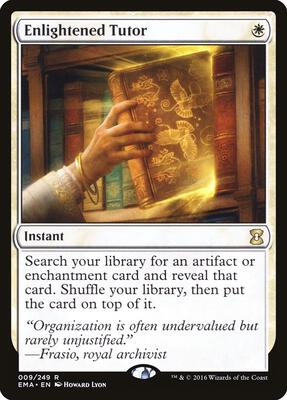 Enlightened Tutor card from Eternal Masters