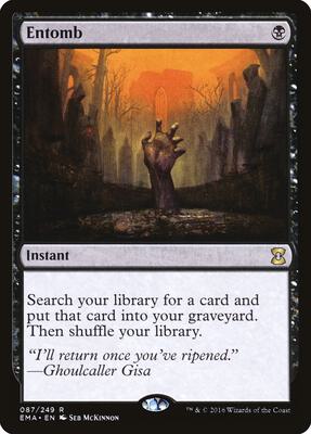 Entomb card from Eternal Masters