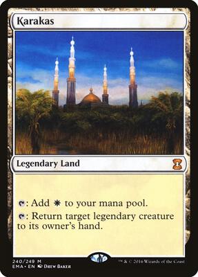 Karakas card from Eternal Masters