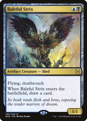 Baleful Strix card from Eternal Masters