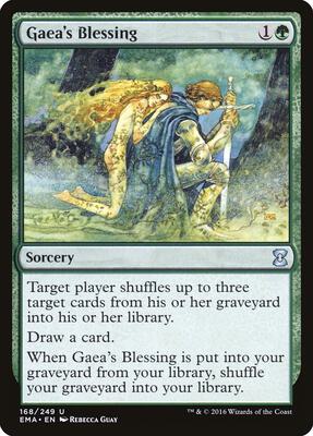 Gaea's Blessing card from Eternal Masters