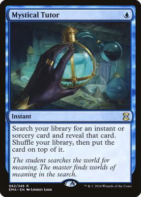 Mystical Tutor card from Eternal Masters