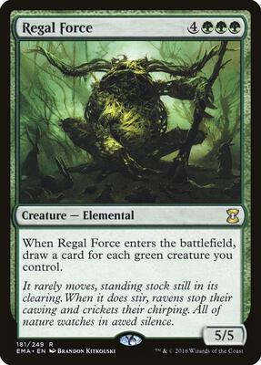 Regal Force card from Eternal Masters