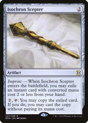 Isochron Scepter card from Eternal Masters