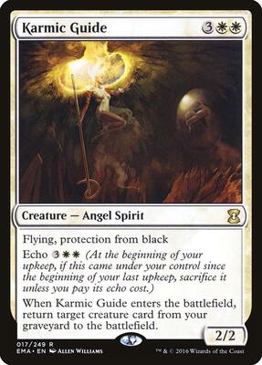 Karmic Guide card from Eternal Masters