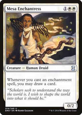 Mesa Enchantress card from Eternal Masters
