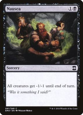Nausea card from Eternal Masters