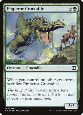 Emperor Crocodile card from Eternal Masters