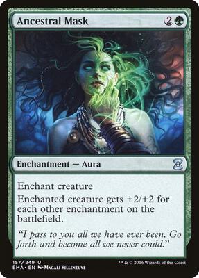 Ancestral Mask card from Eternal Masters