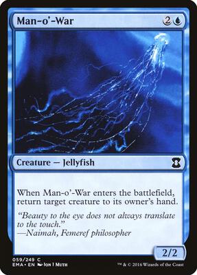 Man-o'-War card from Eternal Masters