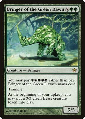 Bringer of the Green Dawn card from Fifth Dawn