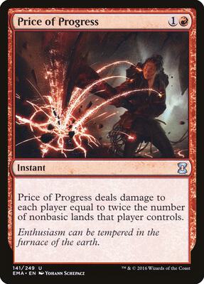 Price of Progress card from Eternal Masters