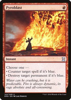 Pyroblast card from Eternal Masters