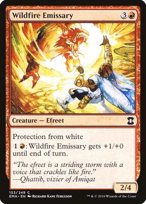 Wildfire Emissary card from Eternal Masters