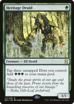 Heritage Druid card from Eternal Masters