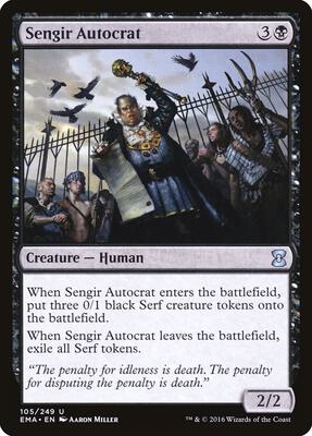 Sengir Autocrat card from Eternal Masters