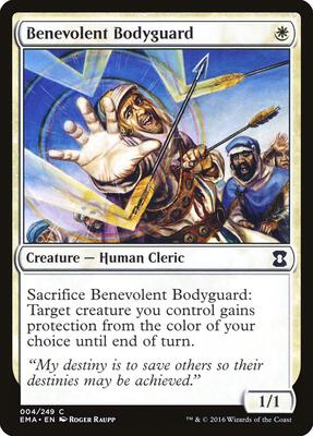 Benevolent Bodyguard card from Eternal Masters
