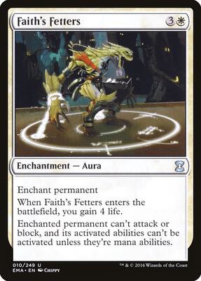 Faith's Fetters card from Eternal Masters