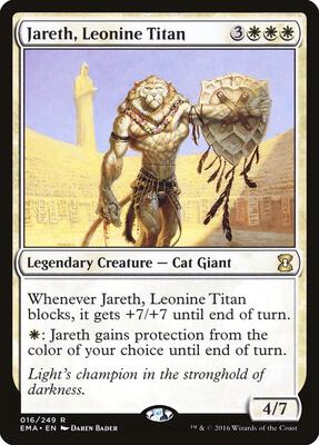 Jareth, Leonine Titan card from Eternal Masters