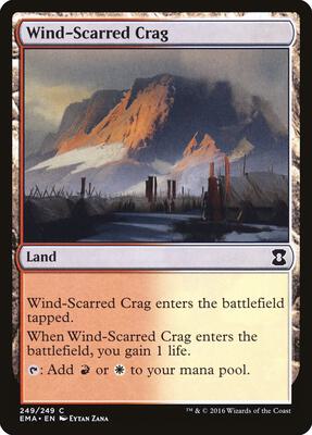 Wind-Scarred Crag card from Eternal Masters