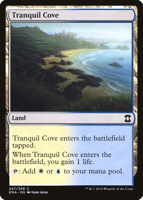 Tranquil Cove card from Eternal Masters