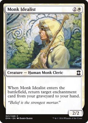 Monk Idealist card from Eternal Masters