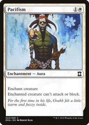 Pacifism card from Eternal Masters