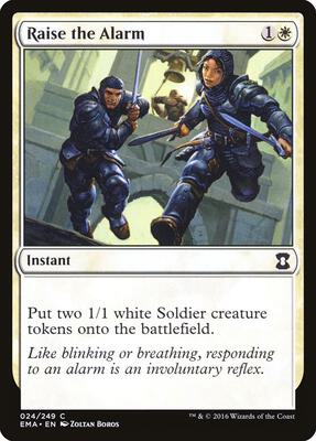 Raise the Alarm card from Eternal Masters