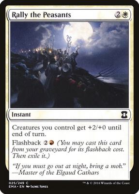Rally the Peasants card from Eternal Masters
