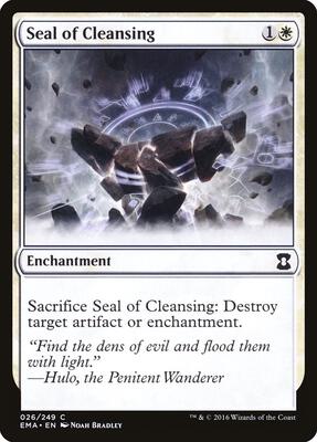 Seal of Cleansing card from Eternal Masters