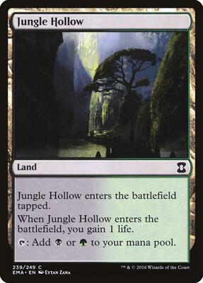 Jungle Hollow card from Eternal Masters